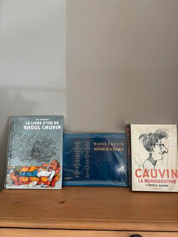 Livre D’or tirage limité+MrScenario+Monographie Cauvin E.O. beschikbaar voor biedingen