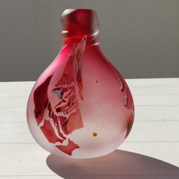 Rare vase de Louis Leloup du Val Saint Lambert. Signé beschikbaar voor biedingen