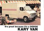 DODGE KARY VAN, Enlèvement ou Envoi, Comme neuf, Autres marques
