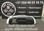 Audi Q3 achterbumper diffuser onderlip 2011-2018 origineel, Pare-chocs, Utilisé, Enlèvement ou Envoi, Arrière