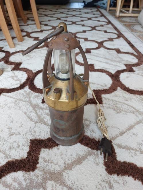Mijnwerkerslamp, Antiek en Kunst, Curiosa en Brocante, Ophalen of Verzenden