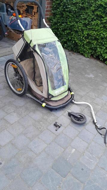 FIETSKAR Croozer 737 voor 1 kind, Fietsen en Brommers, Ophalen, Gebruikt, Opvouwbaar, Kinderkar