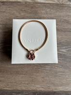 Bracelet Rose Pandora 18cm, excellent état, Bijoux, Sacs & Beauté, Comme neuf, Argent, Enlèvement ou Envoi, Argent