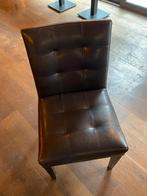 Lederen horeca stoel, Huis en Inrichting, Stoelen, Ophalen, Leer, Zo goed als nieuw, Vijf, Zes of meer stoelen