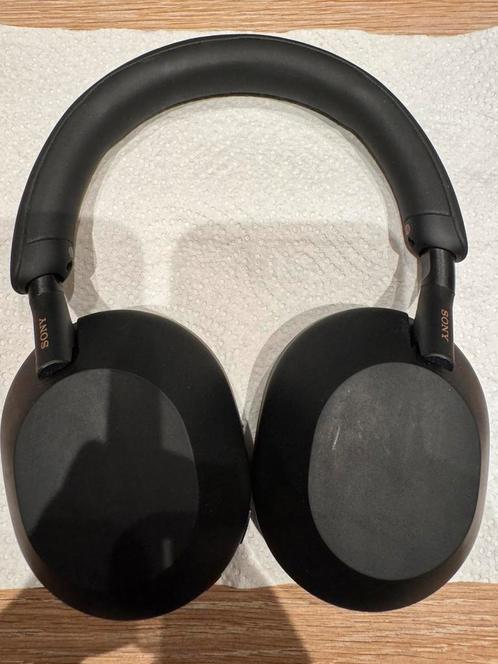 Sony WH-1000XM5 zwart, TV, Hi-fi & Vidéo, Casques audio, Comme neuf, Circum-aural, Sony, Sans fil, Bluetooth, Surround, Enlèvement