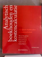 Analytisch boekhouden en kostencalculatie (vijftiende editie, Livres, Livres scolaires, Carine Patfoort; Werner Bruggeman, Enlèvement ou Envoi
