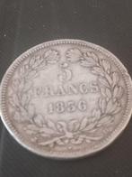 louis-Philippe 5 francs 1836 D,Lyon,KM:749, Ophalen of Verzenden
