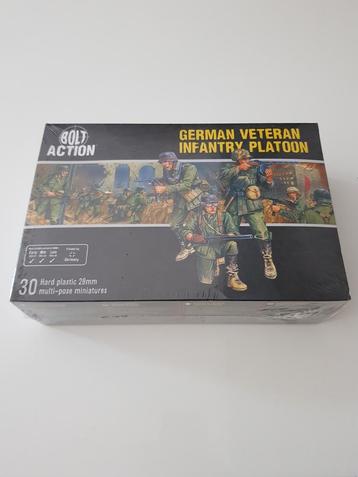 warlord bolt action: German veteran infantry platoon beschikbaar voor biedingen