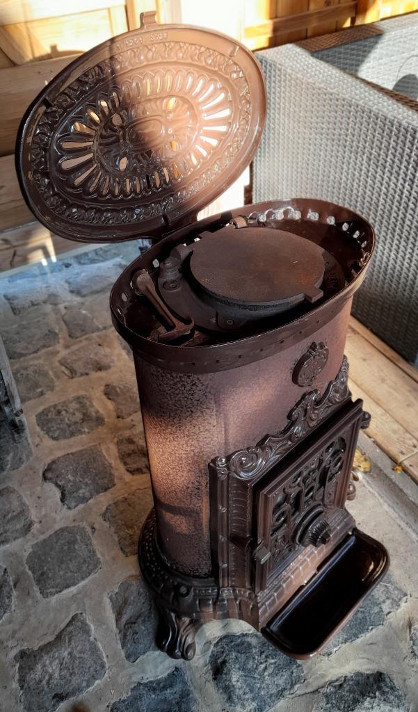 Poele à bois / charbon, Huis en Inrichting, Kachels, Gebruikt, Potkachel, Hout, Ophalen