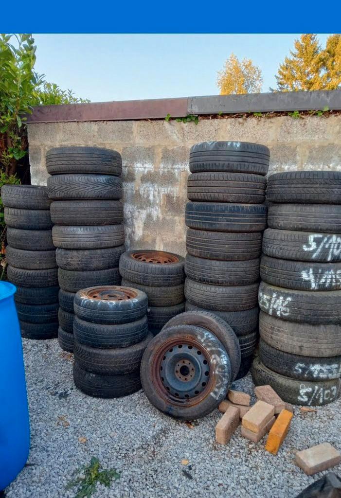 Lot  40 jantes tôles à 1€ (tout prendre), Autos : Divers, Pièces de sport automobile, Comme neuf, Enlèvement