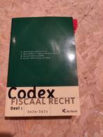 ? - Codex fiscaal recht - 2020-2021, Gelezen, Ophalen of Verzenden, ?