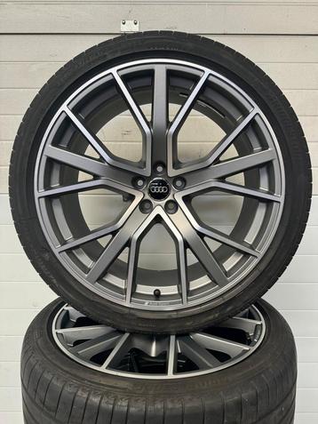 22” AUDI Q7 RSQ7 Q8 RSQ8 ETRON VELGEN ZOMERBANDEN ORIG  beschikbaar voor biedingen