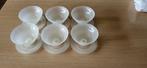 6 coupes tupperware pour flans, crème,, Ophalen of Verzenden, Gebruikt, Crème, Bak of Kom