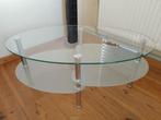 Table de salon en verre à vendre, Maison & Meubles, Moins de 50 cm, 50 à 100 cm, Verre, Enlèvement