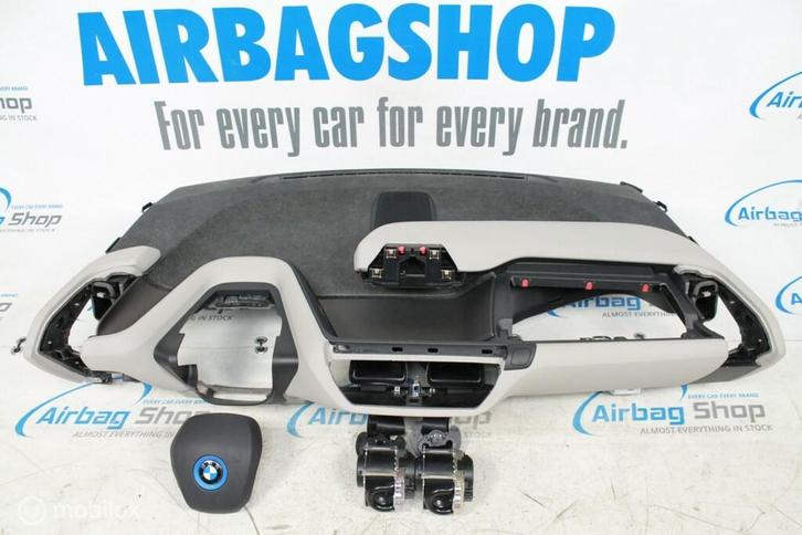 Airbag kit - Tableau de bord beige BMW i3 (2017-....), Auto-onderdelen, Dashboard en Schakelaars, Gebruikt, Ophalen of Verzenden