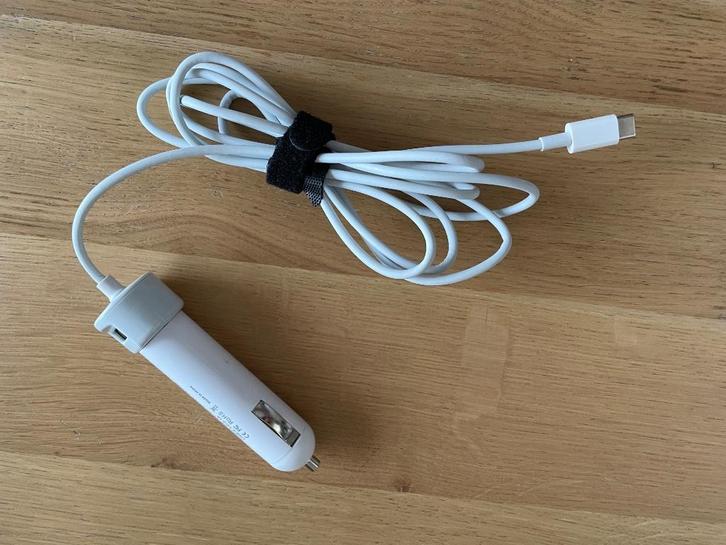 USB-C PD 36 W sigarettenplug – dubbel (USB-C + USB-A), Telecommunicatie, Autoladers, Gebruikt, Ophalen of Verzenden