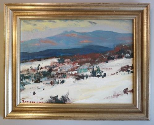 Tony Reniers, Neige en France, Antiek en Kunst, Kunst | Schilderijen | Klassiek, Ophalen of Verzenden