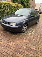 VW Golf Cabrio 2.0, Auto's, Voorwielaandrijving, Zwart, Cabriolet, Leder