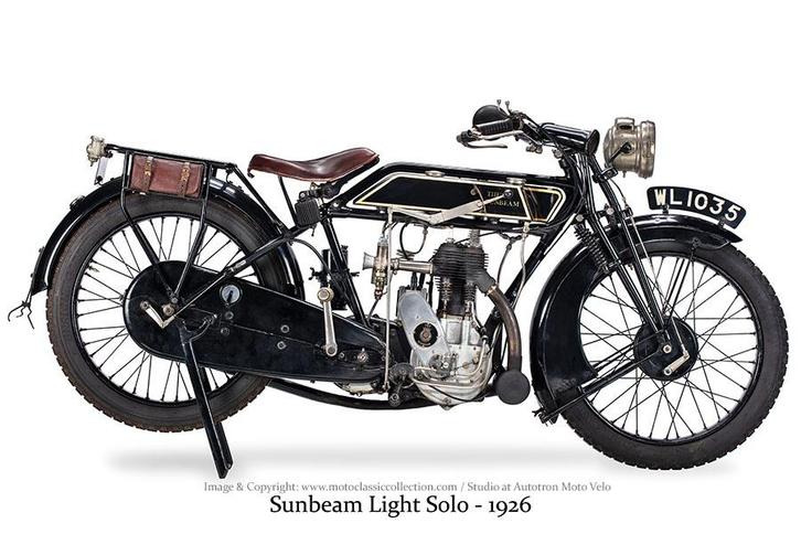 Sunbeam Light Solo 500cc 1926 motorbeurs 15 november, Motoren, Onderdelen | Oldtimers, Gebruikt, Ophalen