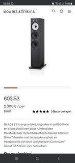 Bowers en wilkins 603 s3, Audio, Tv en Foto, Luidsprekerboxen, Ophalen, Zo goed als nieuw