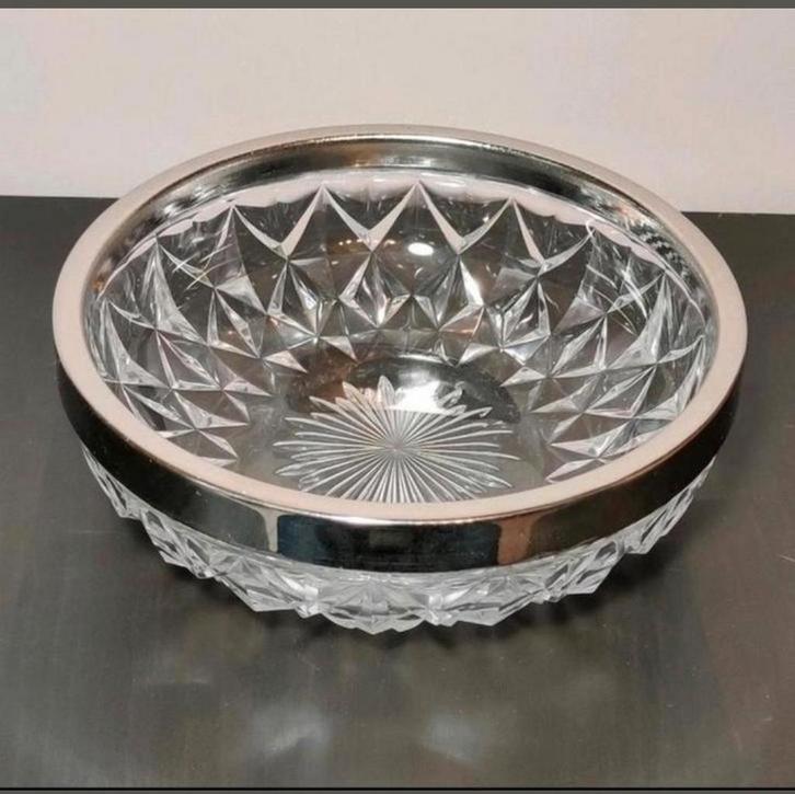 Kristallen coupe Val Saint Lambert, Antiek en Kunst, Antiek | Glaswerk en Kristal, Ophalen of Verzenden