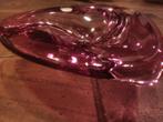 Vintage kristallen rode fruitschaal - Val Saint Lambert, Antiek en Kunst, Ophalen
