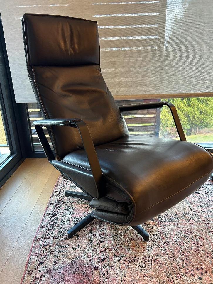 Fauteuil relax électrique DURLET - LARGO, Maison & Meubles, Fauteuils, Utilisé, Cuir, Enlèvement