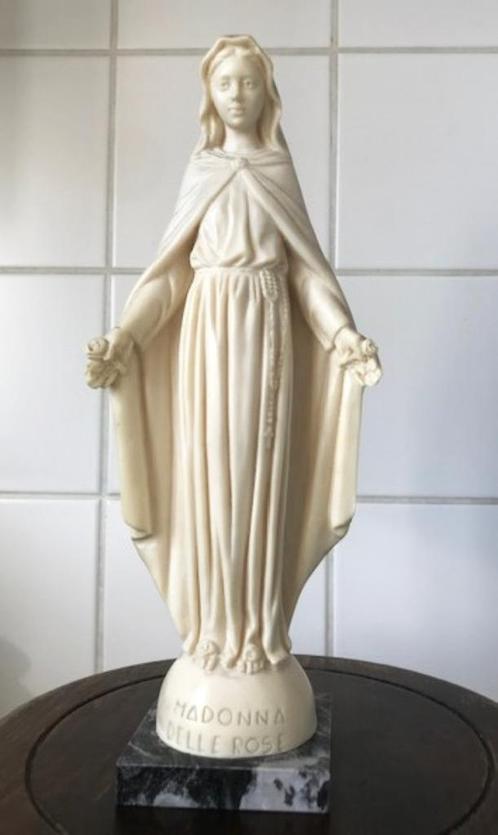 Madonna Delle Rose Santini Marmer Handwerk H 26😍💑🙏🤗, Antiek en Kunst, Antiek | Religieuze voorwerpen, Ophalen of Verzenden