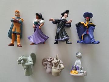 Lot 7x Disney Figuren - Klokkenluider Notre Dame - Nestlé
