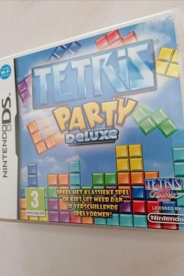 Nintendo ds spel tetris party deluxe disponible aux enchères