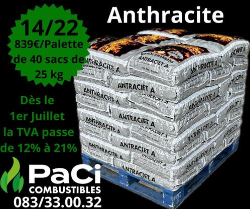 Anthracite - Charbon, Tuin en Terras, Brandhout, Blokken, Overige houtsoorten, 6 m³ of meer, Ophalen