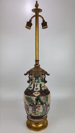 Antieke Chinese vaas - lamp, Antiek en Kunst, Ophalen