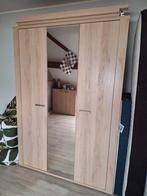 3deurs kleerkast met spiegel, Huis en Inrichting, Kasten | Kleerkasten, Ophalen, Zo goed als nieuw