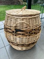 Rieten mand, Ophalen, Mand, Rond, Zo goed als nieuw