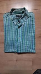 Overhemd, heren, geruit, korte mouwen, Large, Kleding | Heren, Ophalen of Verzenden, Zo goed als nieuw, Blauw, Sandfield