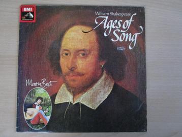 MARTIN BEST : WILLIAM SHAKESPEARE = AGES OF SONG = LP beschikbaar voor biedingen