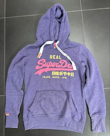 Superdry Hoodie – Paars | Maat M | Topstaat beschikbaar voor biedingen