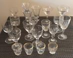 Set VINTAGE "drop" glazen (20 stuks), Gebruikt, Ophalen of Verzenden, Borrel- of Shotglas