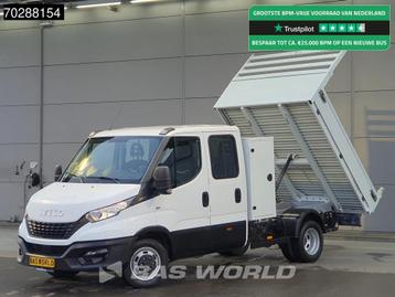 Iveco Daily 35C14 Kipper met Kist Dubbel Cabine Dubbellucht  beschikbaar voor biedingen