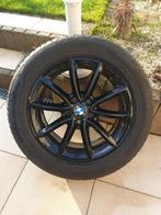 Vier originele bmw velgen 17inch, met sensoren en banden., Ophalen, Band(en)