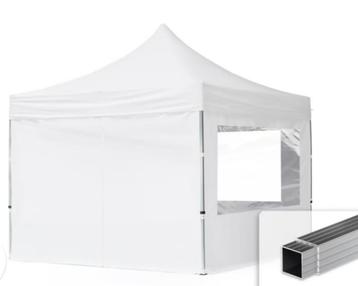 Partytent 3x3m met zijpanelen beschikbaar voor biedingen