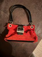 Rode handtas daim, Ophalen of Verzenden, Zo goed als nieuw, Rood, Handtas