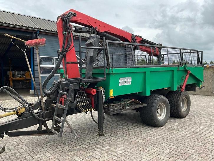 2003 Mullie GT10k Kipper met hydraulische laadkraan, Zakelijke goederen, Landbouw | Werktuigen, Overige, Overige typen
