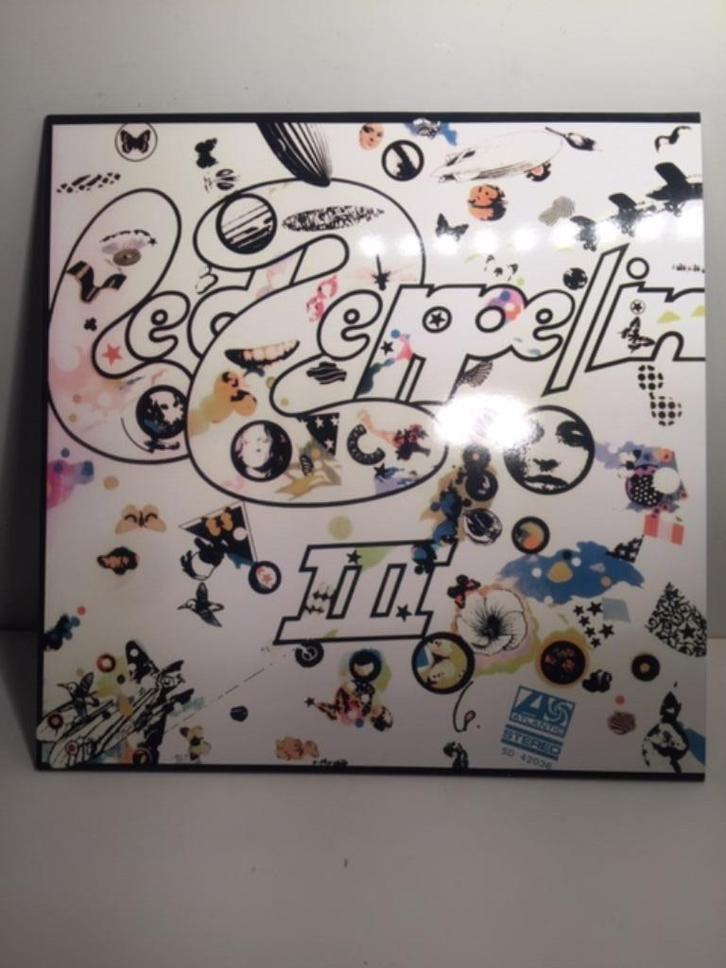 LP - Led Zeppelin - Led Zeppelin III ( Orange Marbled Vinyl), Cd's en Dvd's, Vinyl | Rock, Zo goed als nieuw, Alternative, 12 inch
