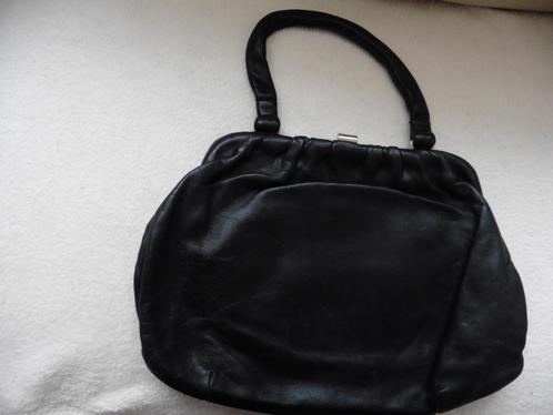 Beau sac à main noir en cuir véritable souple, fait main, Bijoux, Sacs & Beauté, Sacs | Sacs Femme, Comme neuf, Sac à main, Noir