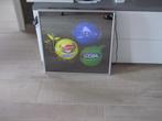 spiegel licht reclame veranderd looza - lipton - spa 45 x 45, Verzamelen, Merken en Reclamevoorwerpen, Ophalen, Gebruikt, Lichtbak of (neon) lamp