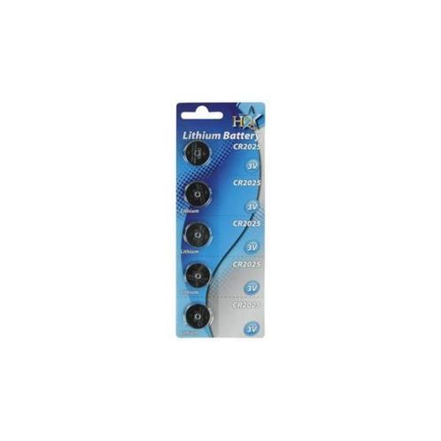 CR2025 Lithium batterij 3V 150 mAh 5-blister, Hobby en Vrije tijd, Elektronica-componenten, Nieuw, Ophalen of Verzenden