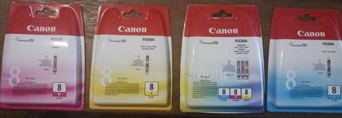 4 inktcartridges Canon Pixma, Computers en Software, Printerbenodigdheden, Nieuw, Cartridge, Ophalen of Verzenden