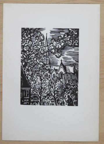 Houtsnede Frans Masereel: MEISE  beschikbaar voor biedingen