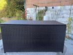 Coffre de rangement d’extérieur en résine tressée, 100 à 150 cm, Enlèvement, Utilisé, 50 à 75 cm